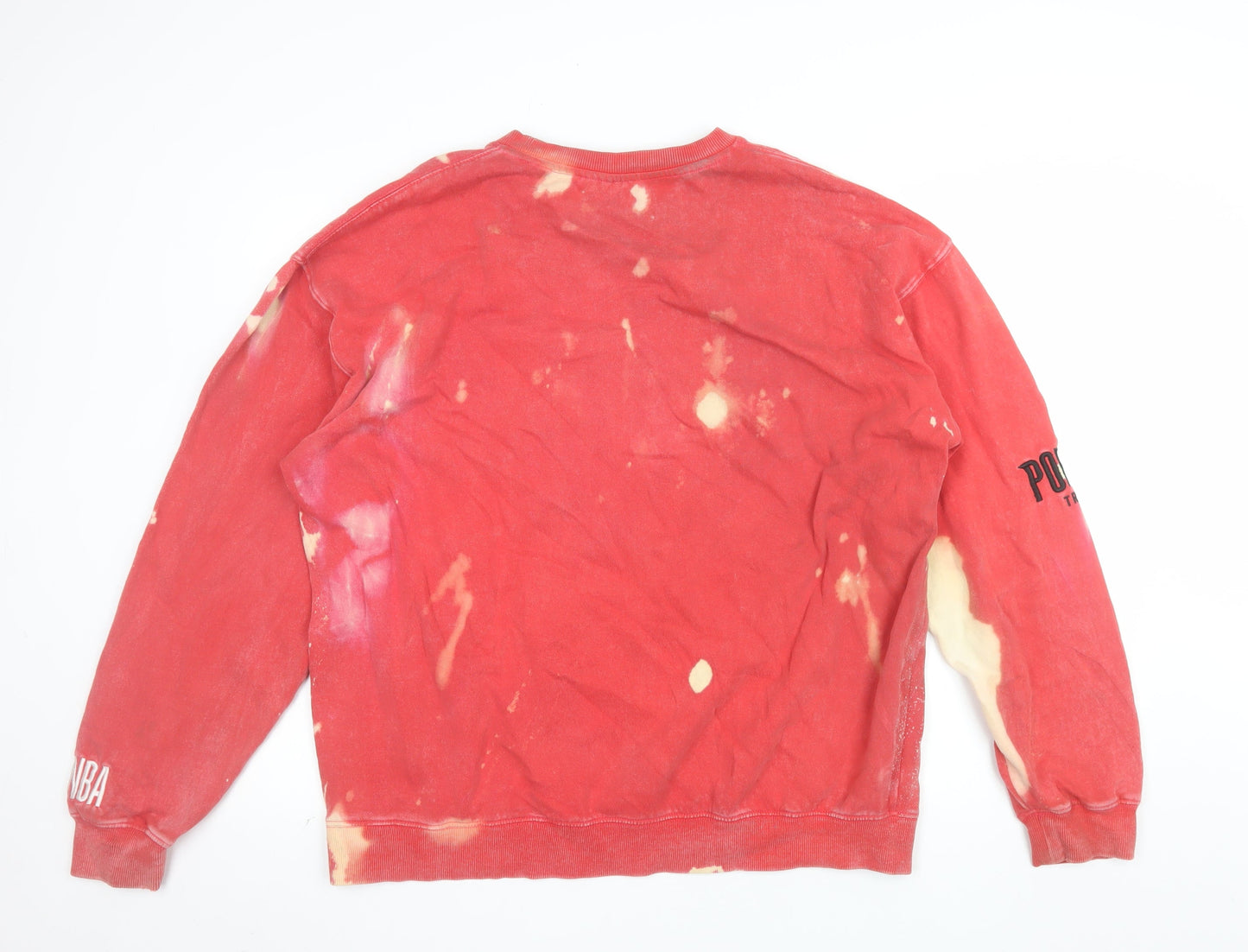 NBA Men’s Red Tie-Dye Portland Trail Blazers Sweatshirt L