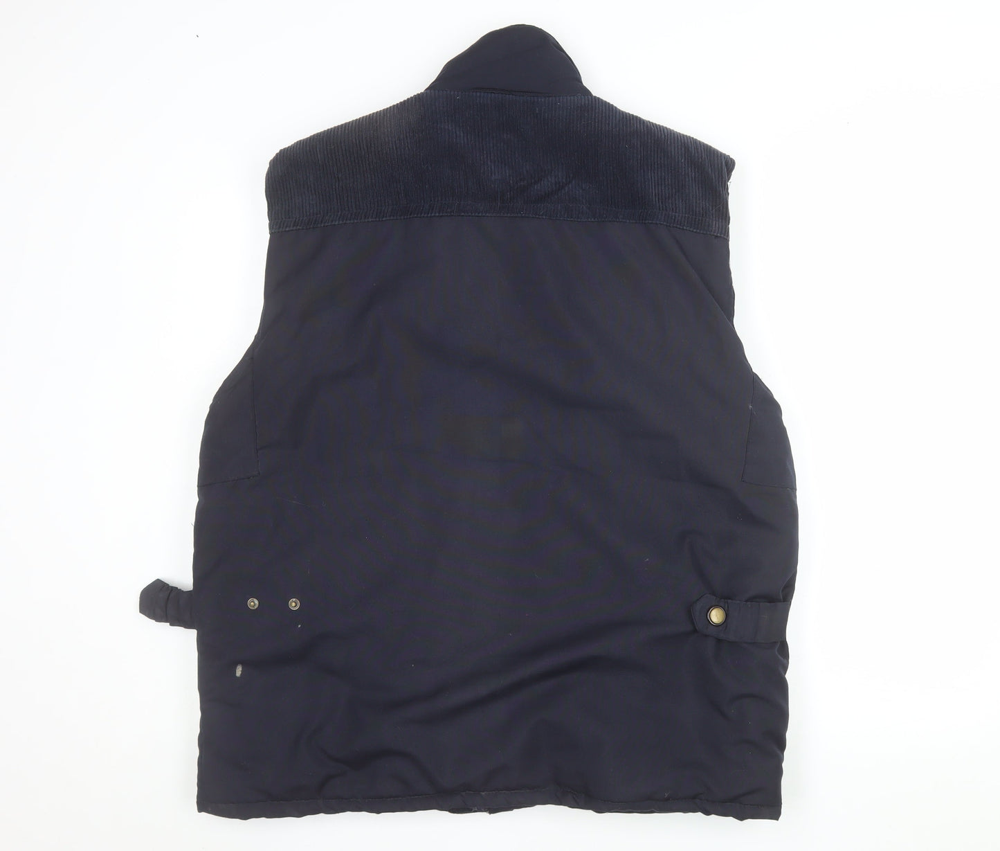 Euro Denim Men's Black M Padded Bodywarmer Waistcoat Outdoor Workwear