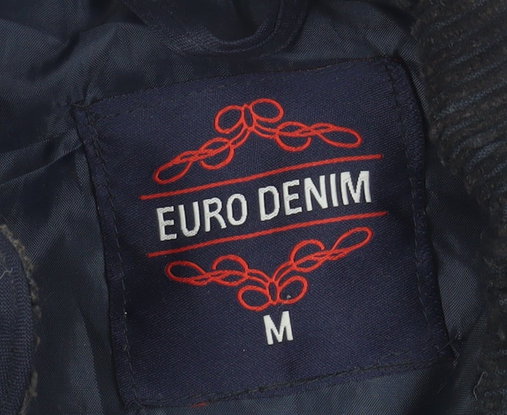 Euro Denim Men's Black M Padded Bodywarmer Waistcoat Outdoor Workwear