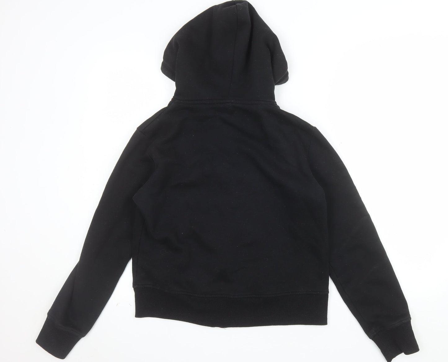 Kickers Teen Girls Black Pink Full Zip Hoodie Size 14 Cotton