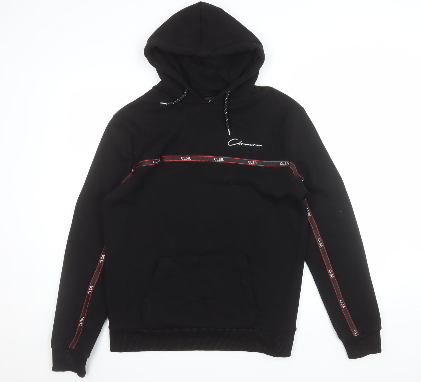 Closure London Men's Black Pullover Hoodie Size S Logo Streetwear