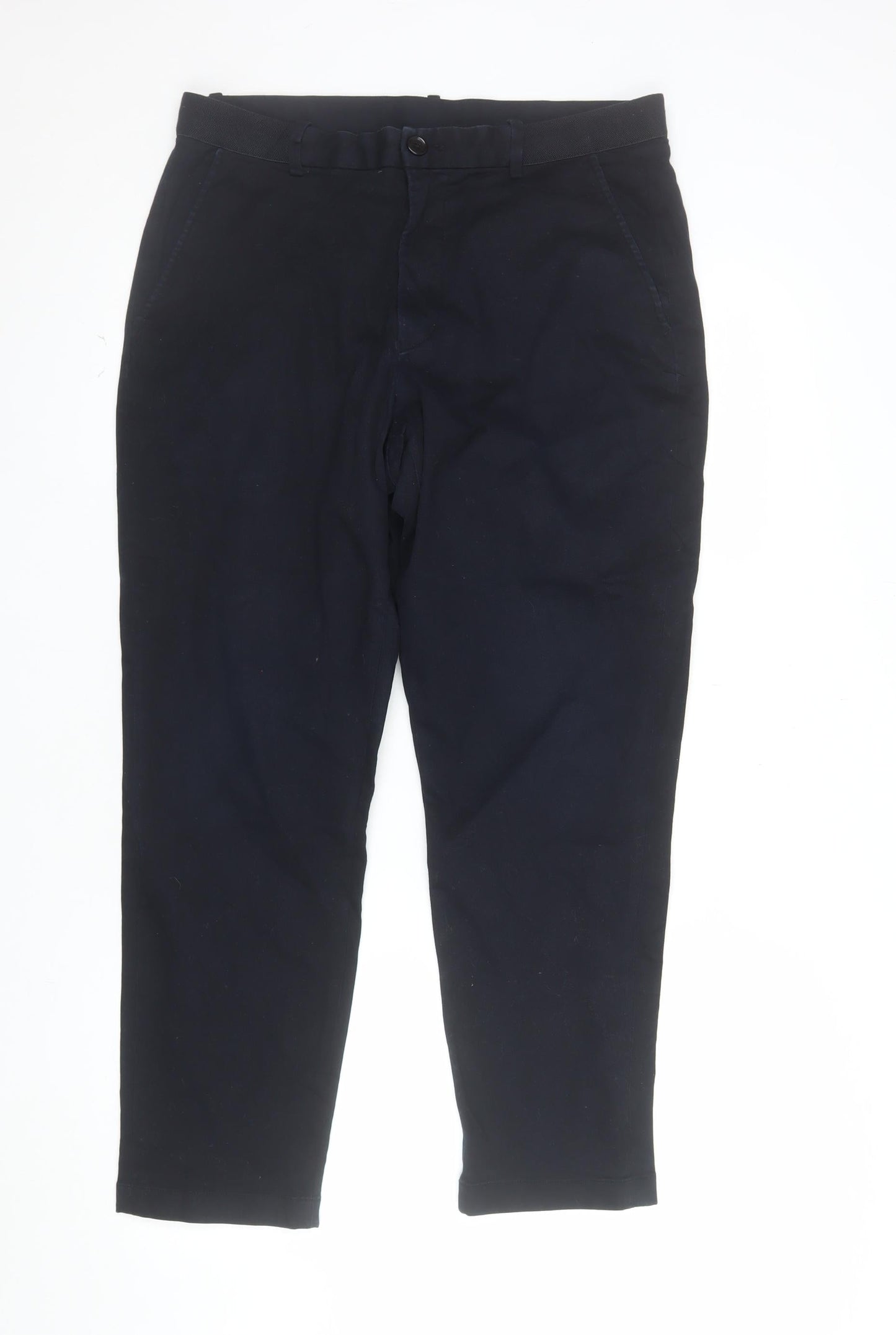 Uniqlo Men’s Black Slim Fit Chino Trousers 30in Waist