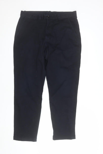 Uniqlo Men’s Black Slim Fit Chino Trousers 30in Waist