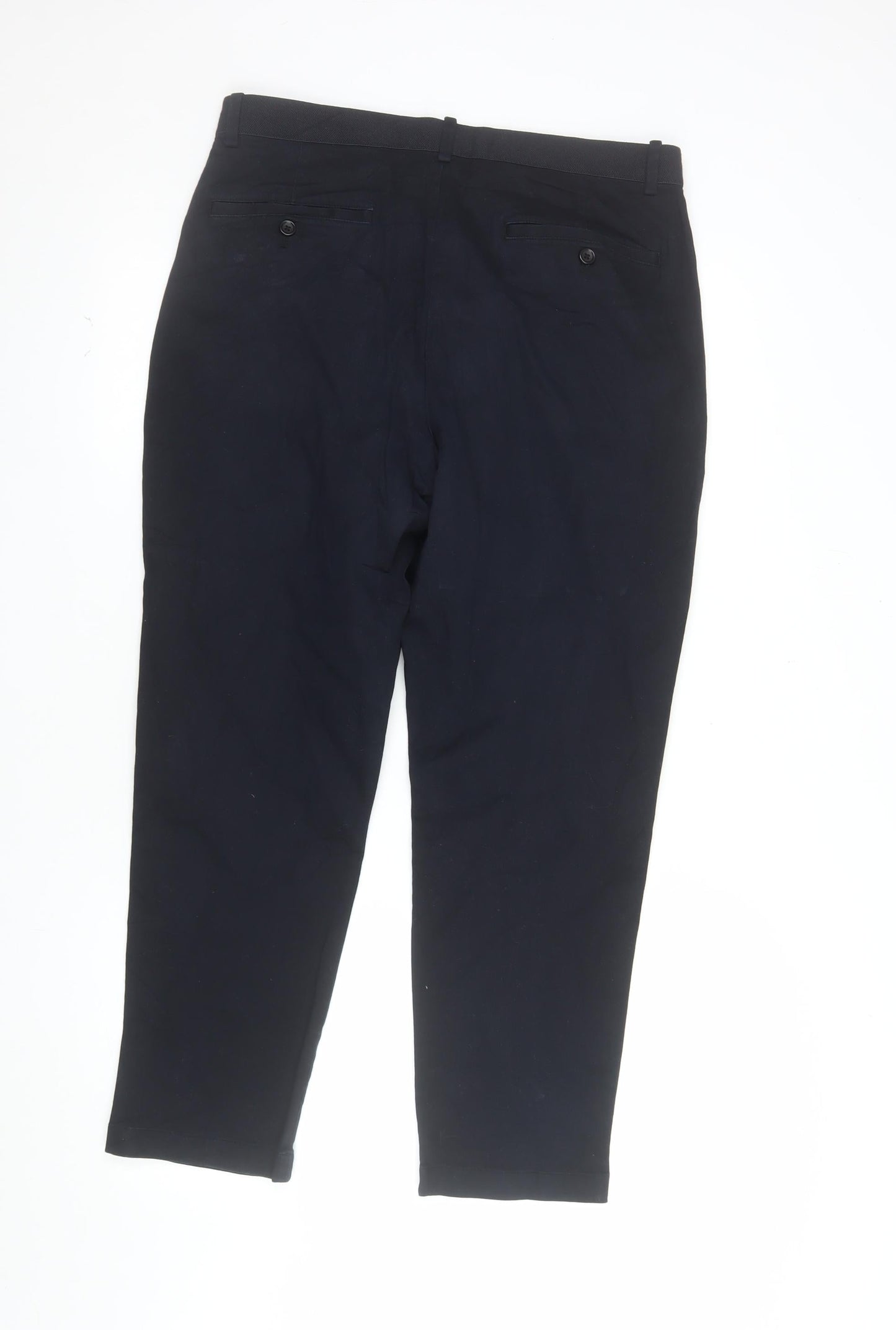 Uniqlo Men’s Black Slim Fit Chino Trousers 30in Waist