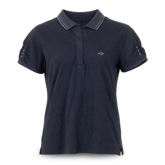 Champion Women's Black XL Polo Shirt Short Sleeve Cotton