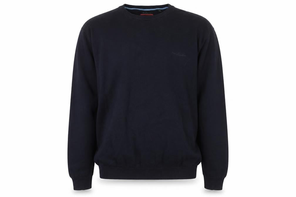 Pierre Cardin Men’s Blue 2XL Cotton Crew Neck Pullover Jumper