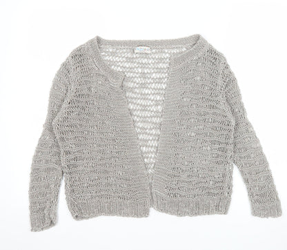 Marks & Spencer Women’s Silver Open Knit Cardigan Size 12