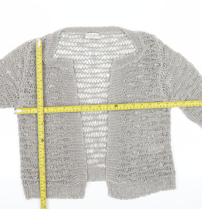 Marks & Spencer Women’s Silver Open Knit Cardigan Size 12