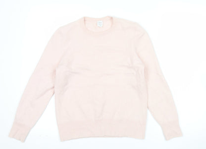 John Lewis Women’s Pink Cashmere Crew Neck Jumper Size 14