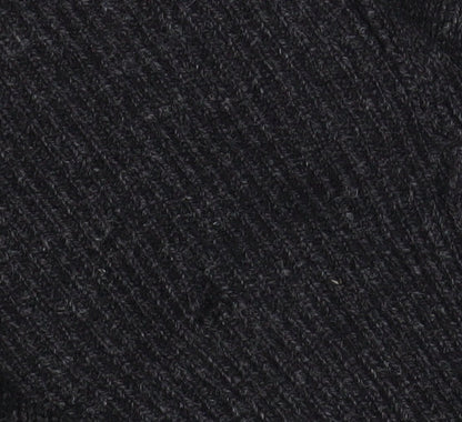 Pringle Men’s Black Pure Wool V-Neck Jumper Size L Classic Knit