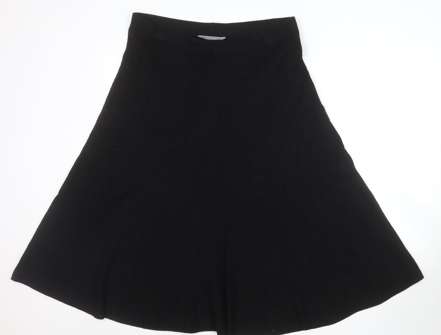 Principles Women's Black A-Line Knit Midi Skirt Size 16