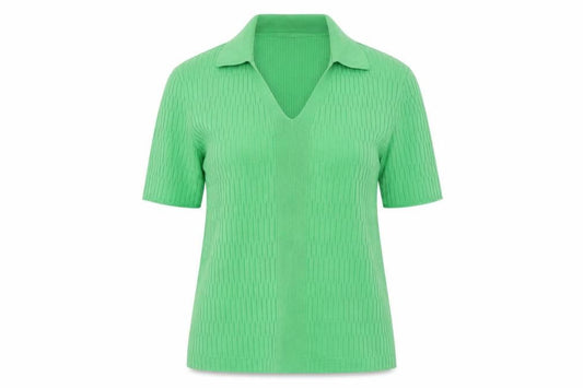 Marks and Spencer Women’s Green Viscose Polo Knit Top Size M
