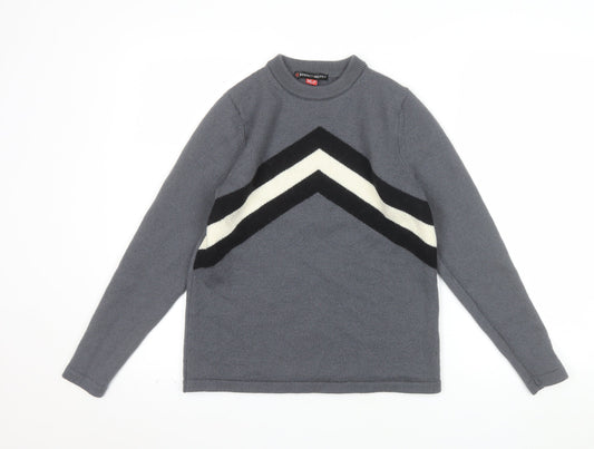 Perfect Moment Women Grey Merino Wool Pullover Jumper M