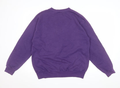 Lee Sport Men's Purple Baltimore Ravens Champions Sweatshirt M Vintage