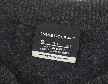Nike Golf Men's Grey Wool Crew Neck Jumper XL