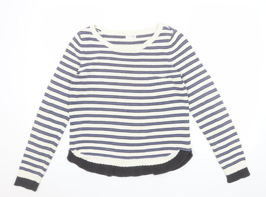 Maison Jules Women's Multicoloured Striped Knit Jumper M