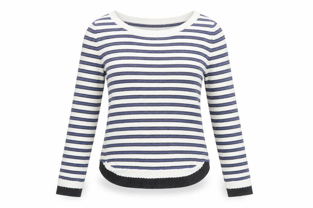 Maison Jules Women's Multicoloured Striped Knit Jumper M