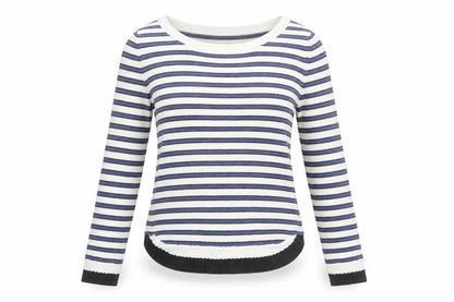 Maison Jules Women's Multicoloured Striped Knit Jumper M