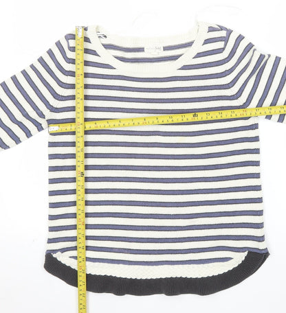 Maison Jules Women's Multicoloured Striped Knit Jumper M