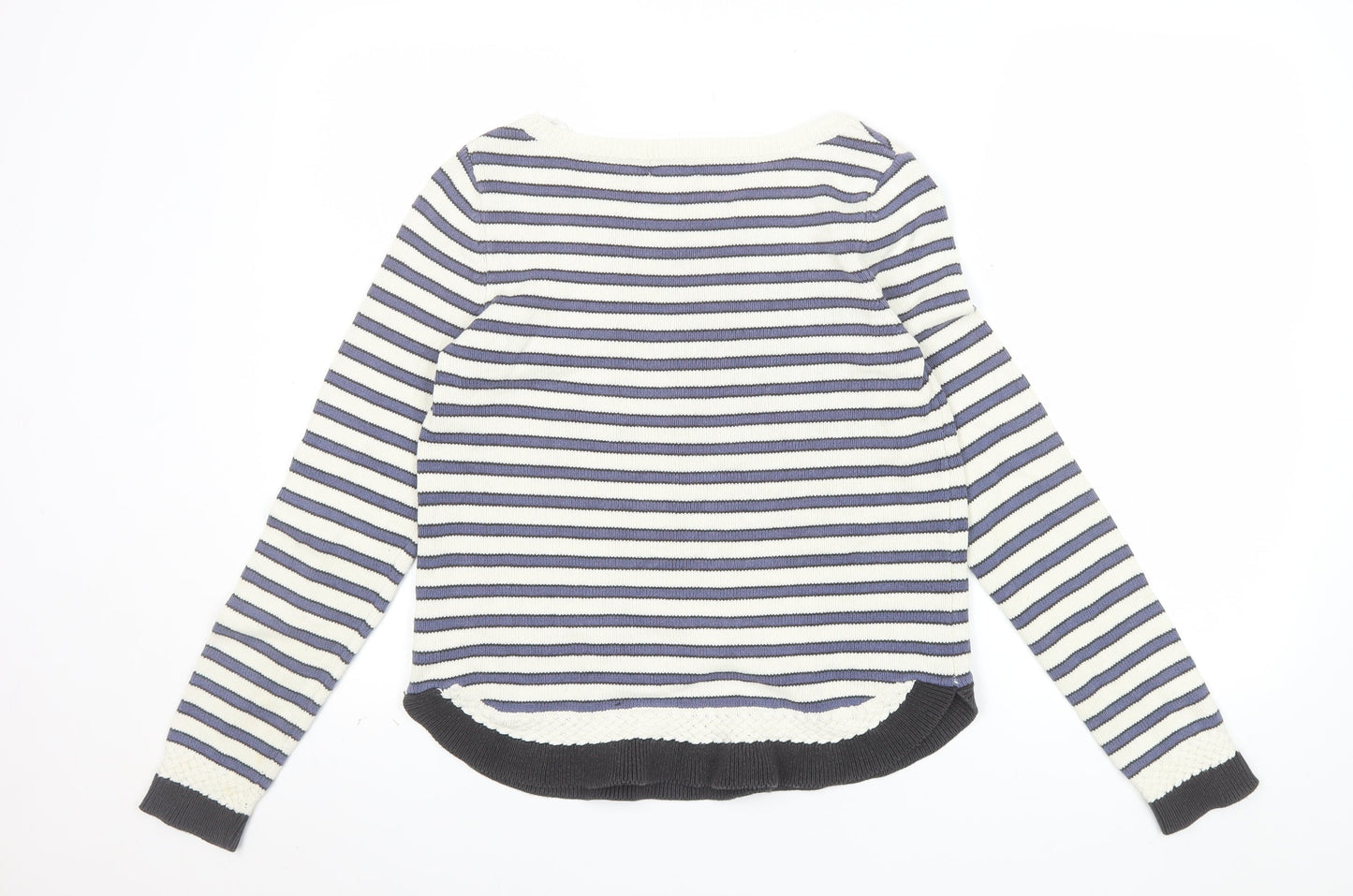 Maison Jules Women's Multicoloured Striped Knit Jumper M