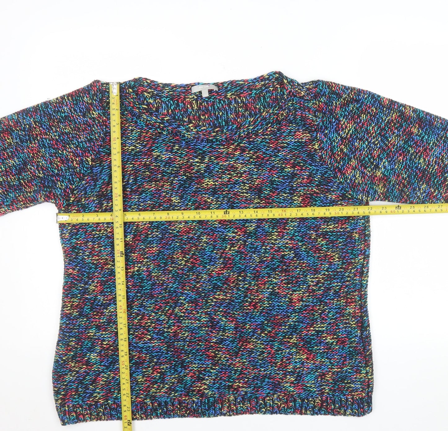 Marks and Spencer Per Una Women’s Multicoloured Chunky Knit Jumper Size 22
