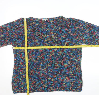 Marks and Spencer Per Una Women’s Multicoloured Chunky Knit Jumper Size 22