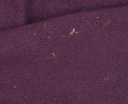 Marks and Spencer Women's Brown Cashmere V-Neck Jumper Size 16