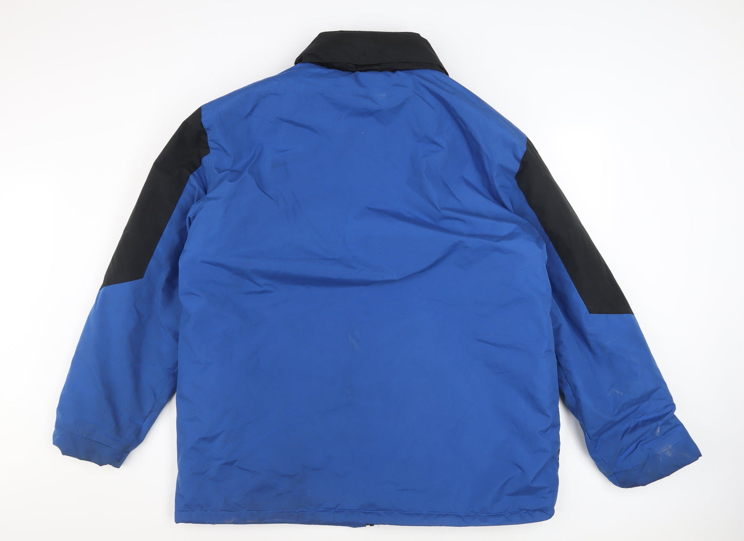 Atlas For Men Blue Black Waterproof Winter Parka Jacket Men's L