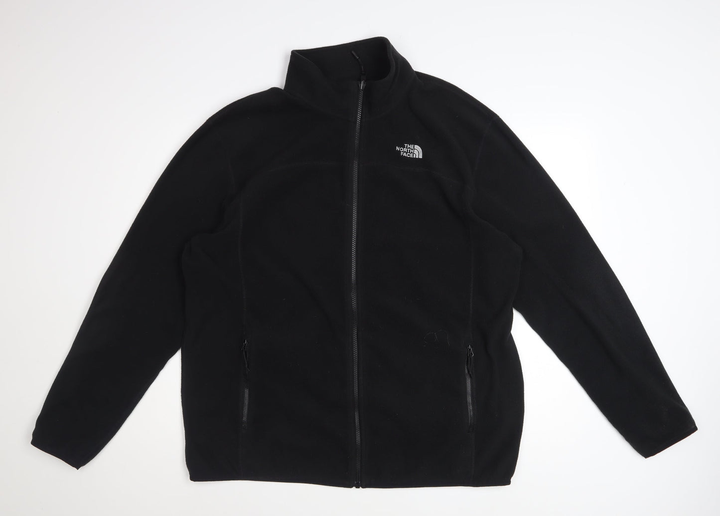 The North Face Men's Black XL Fleece Full Zip Outdoor Jacket