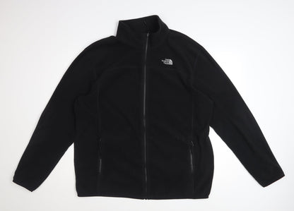 The North Face Men's Black XL Fleece Full Zip Outdoor Jacket