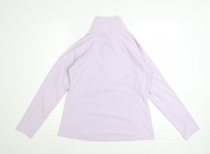 Columbia Women Lilac 1/2 Zip Fleece Sweatshirt M