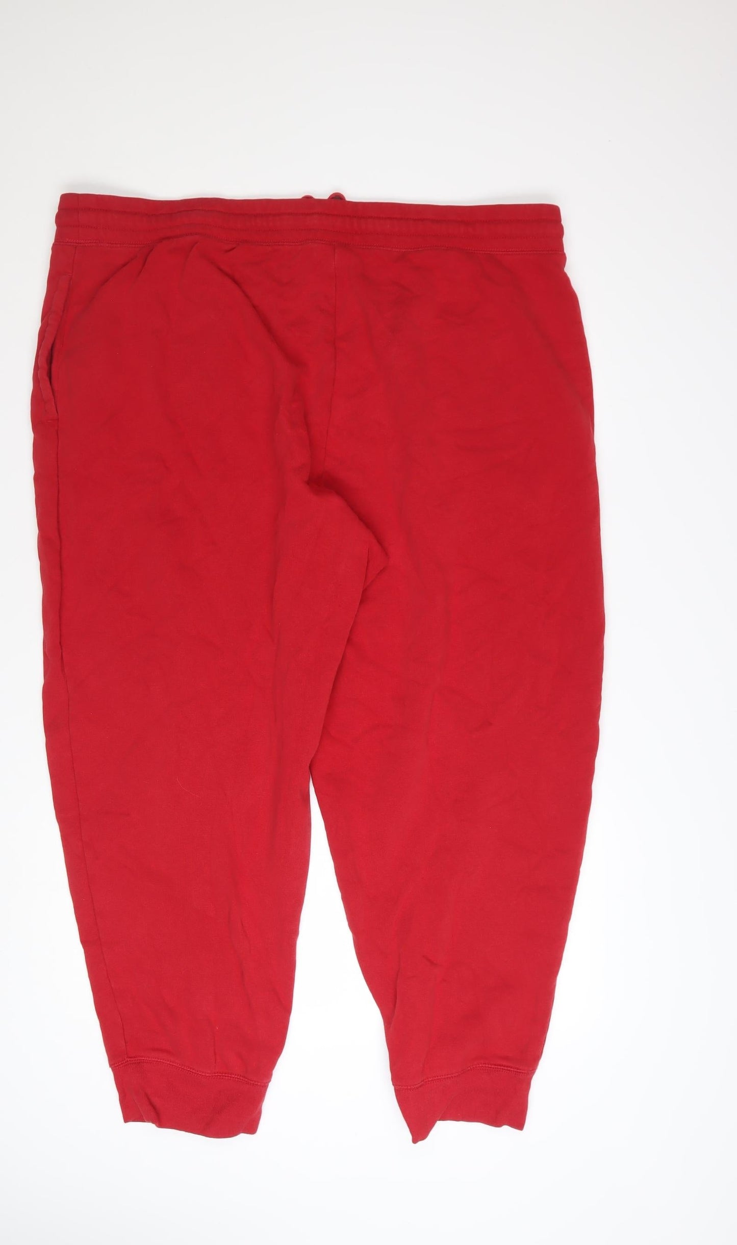 GAP Men’s Red Joggers 2XL Cotton Blend Tapered Sweatpants