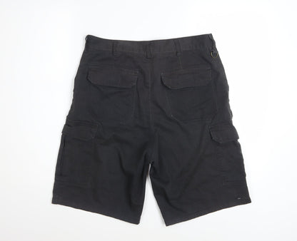 Dickies Men's Black 32 Regular Fit Cargo Work Shorts