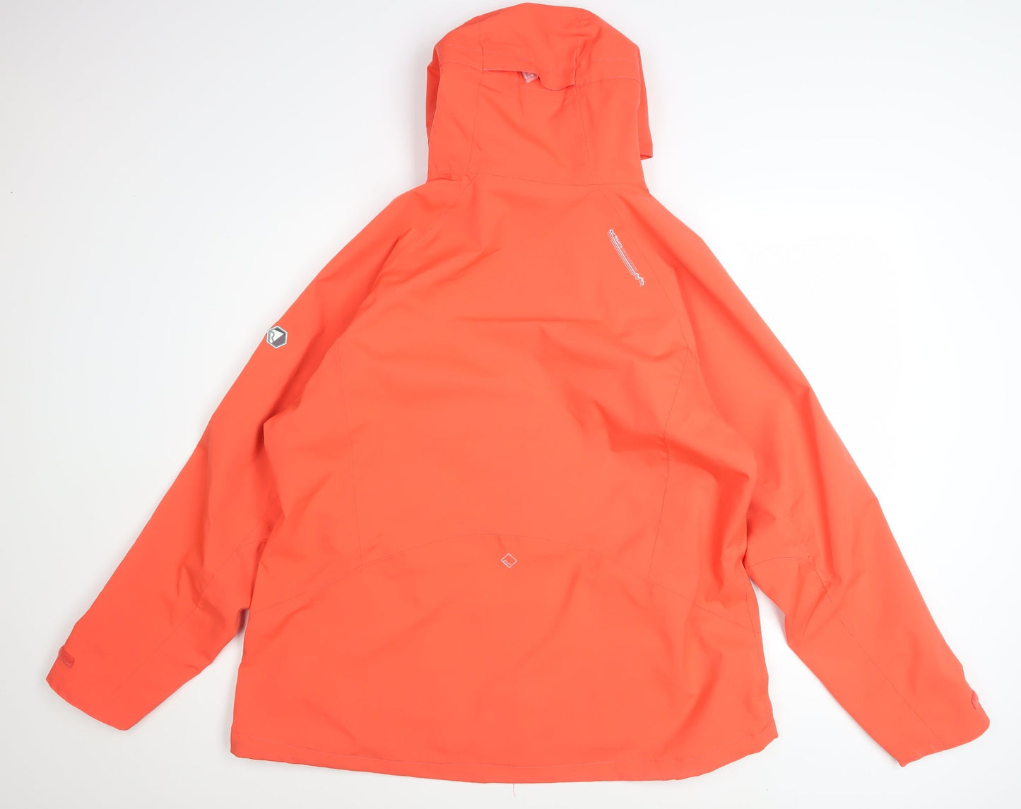 Regatta Womens Orange Waterproof Hooded Rain Jacket Size 20
