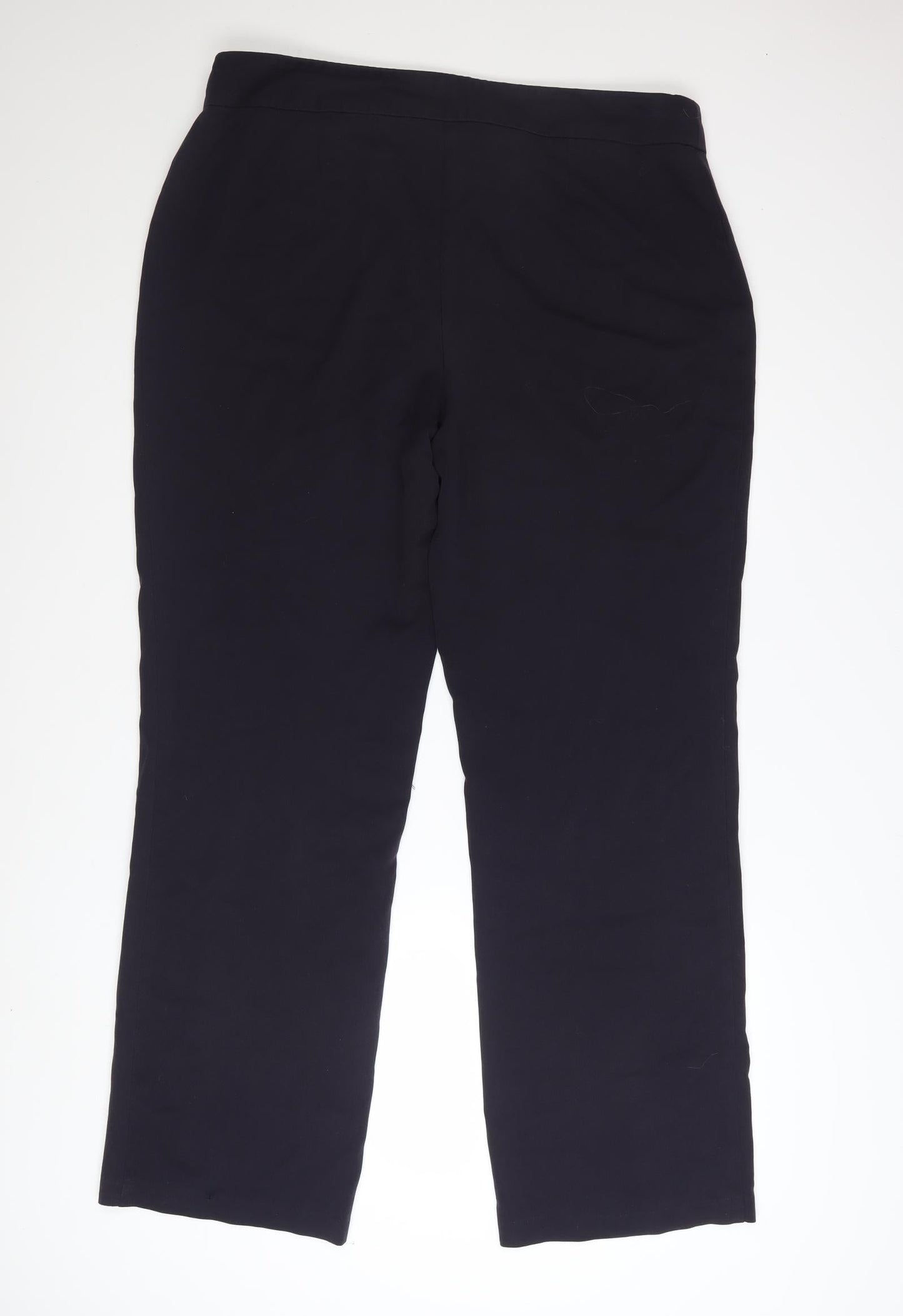 Marks and Spencer Women’s Black Size 18 Tall Straight Leg Trousers
