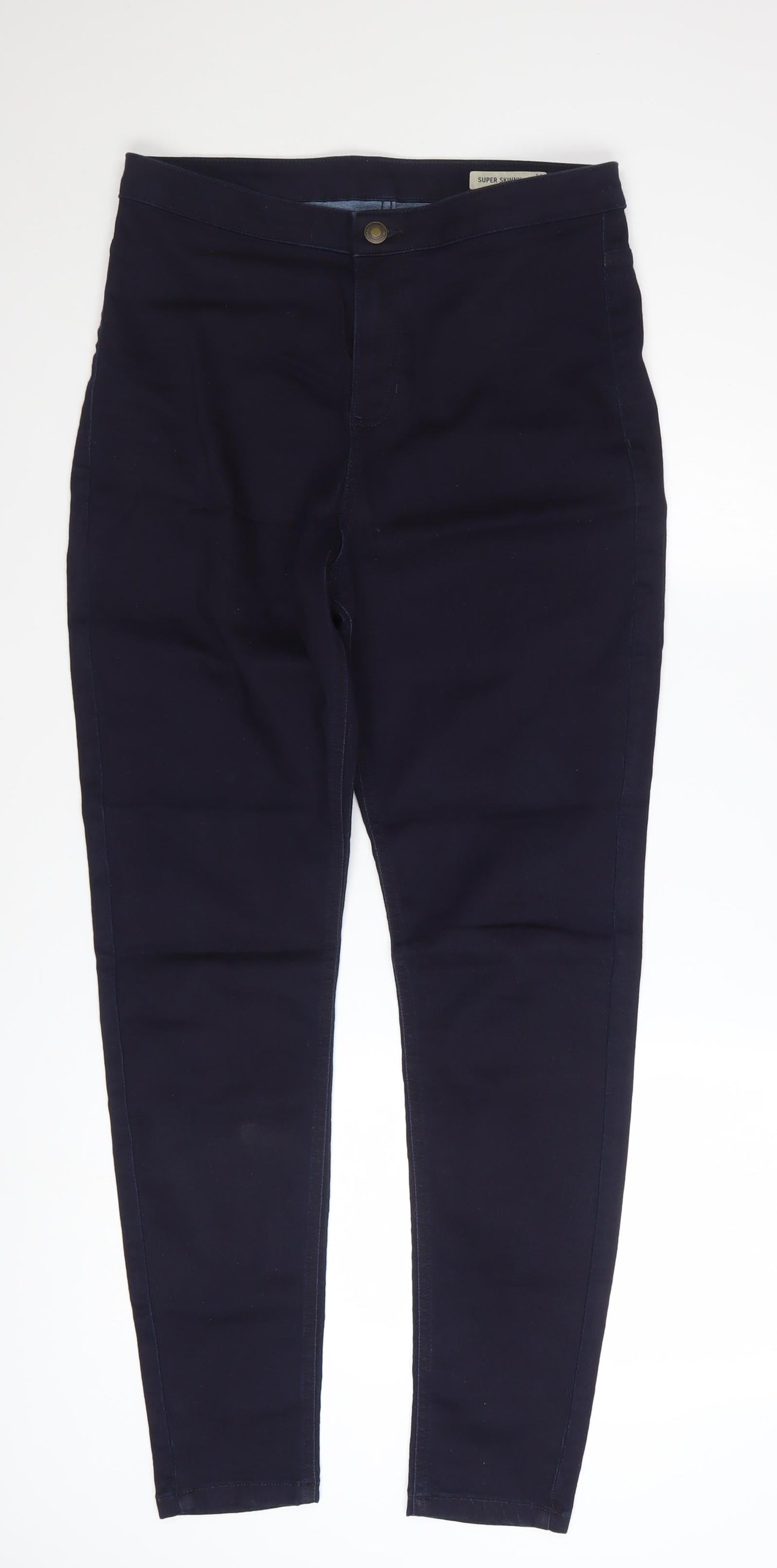 Marks and Spencer Women’s Blue Skinny Jeans Size 14 Tall Stretch Denim