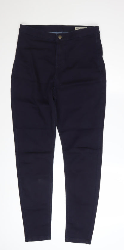 Marks and Spencer Women’s Blue Skinny Jeans Size 14 Tall Stretch Denim