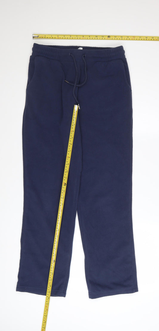 Damart Women’s Blue Fleece Thermal Sweatpants Size 10-12