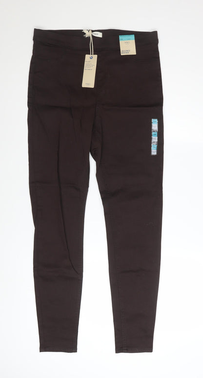 Marks and Spencer Women’s Black High Rise Jegging Jeans Size 14 Long