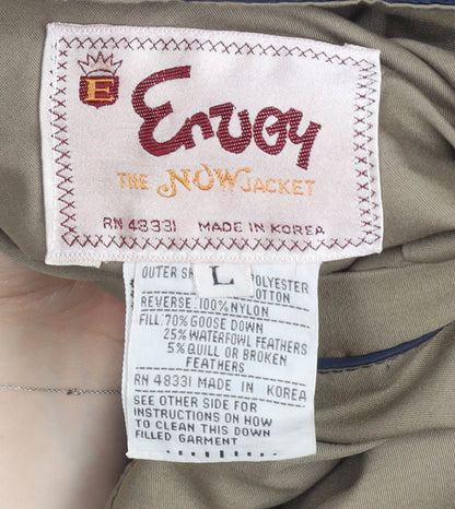 Envoy Men’s Blue Down Bodywarmer Waistcoat L Winter Casual
