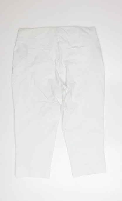 Cerulean White Women's Size 16 Capri Leggings Stretch Comfort