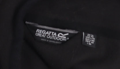 Regatta Women’s Black Fleece Mid-Length Jacket Size 16