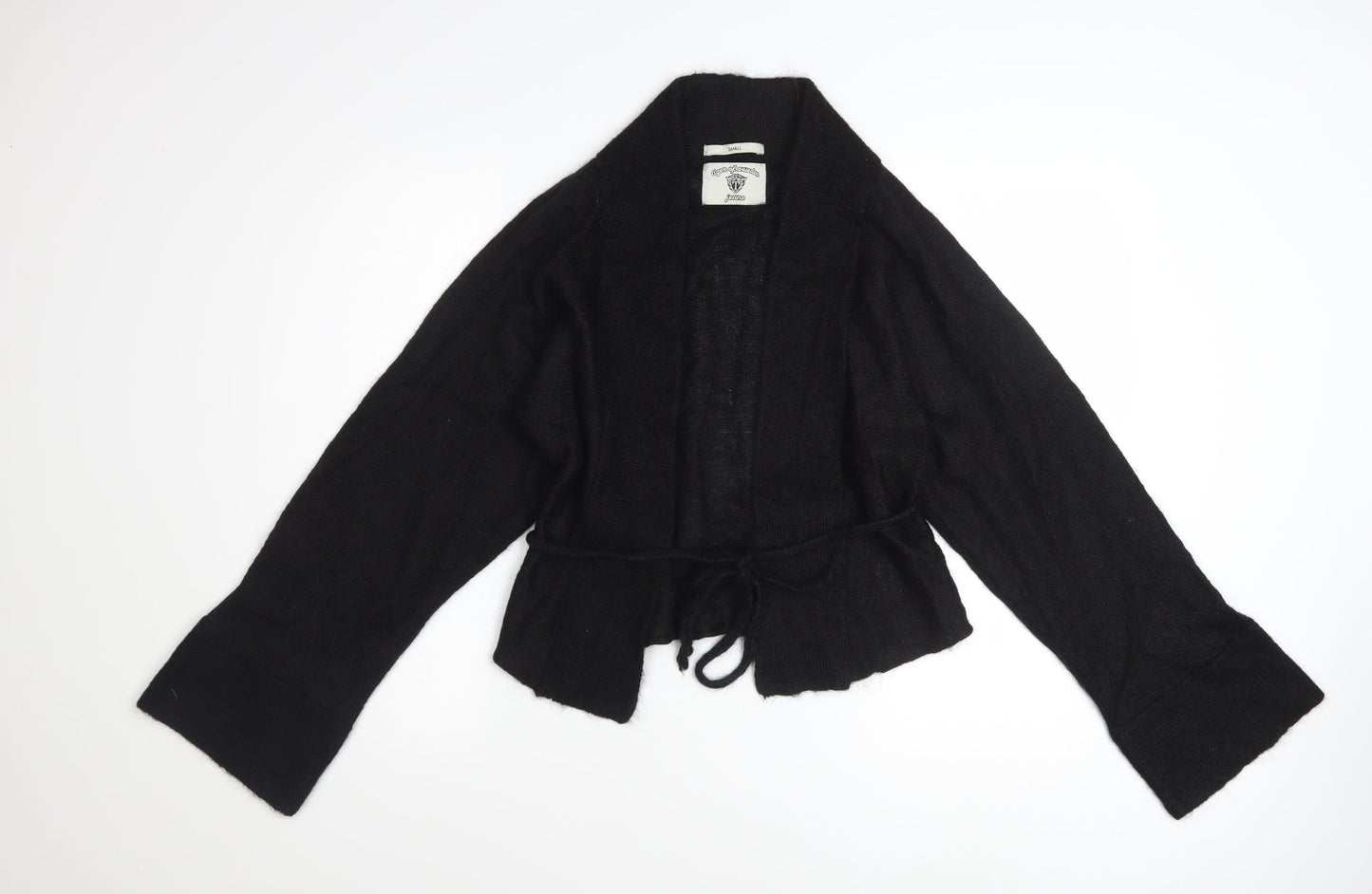 Tiger of Sweden Women Black Size S Mohair Blend Wrap Cardigan