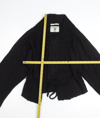 Tiger of Sweden Women Black Size S Mohair Blend Wrap Cardigan