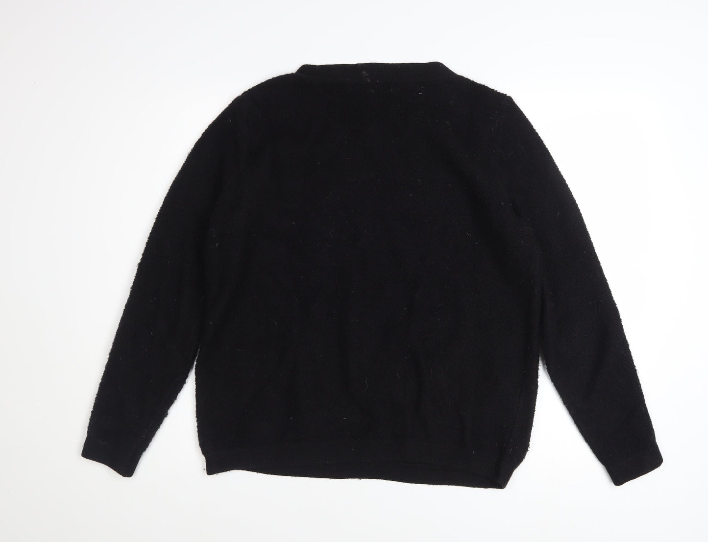 & Other Stories Women Black Wool Knit Jumper M