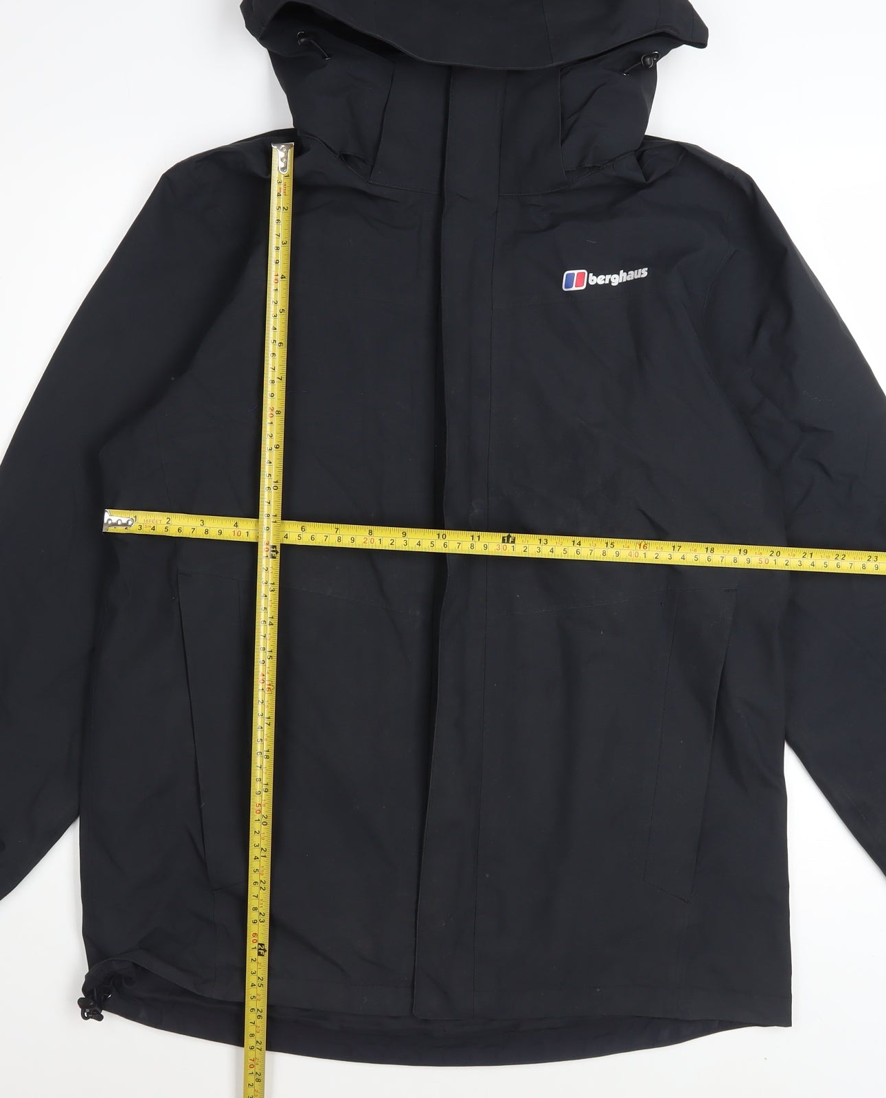 Berghaus Men's Black Waterproof Hooded Rain Jacket M Outdoor
