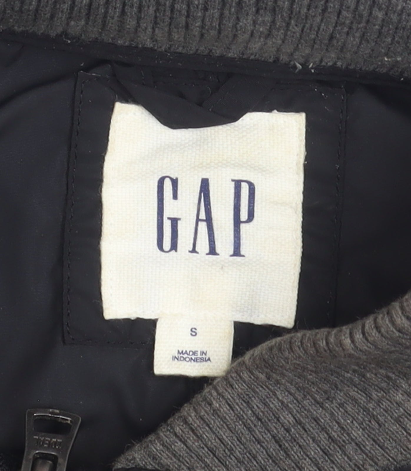 GAP Women’s Black Bomber Jacket Size S Nylon Casual Zip Up