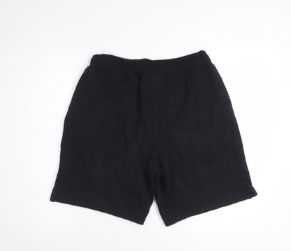 New Balance Men's Black M Sweat Shorts with Drawstring Waist