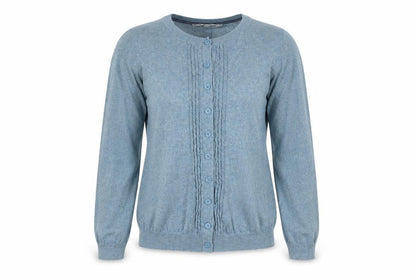 FatFace Women’s Ocean Green Cotton Cardigan Size 12 Button Knit