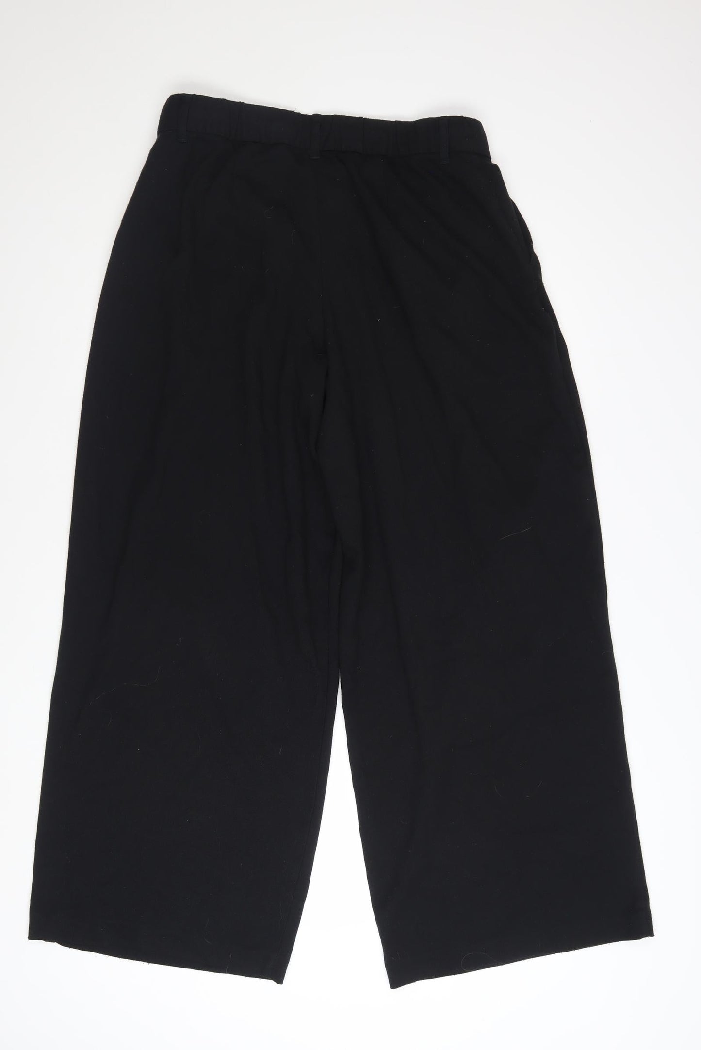 Hollister Women’s Black Wide-Leg Livvy Baggy Trousers M Regular